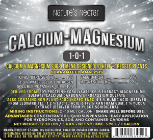 Nature’s Nectar Calcium Magnesium