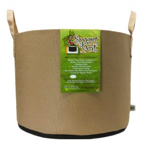 tan smart pot with handles 15 gallons