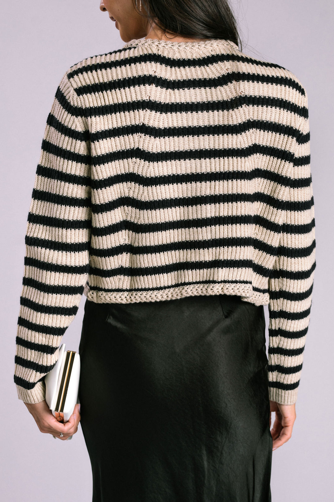 Archer Striped Knit Cardigan