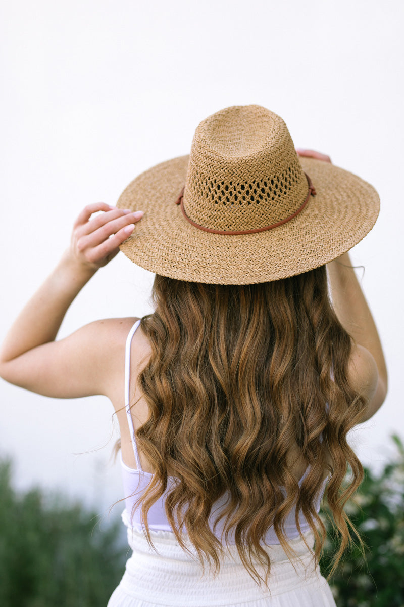 Karla Straw Hat with Stampede Strap