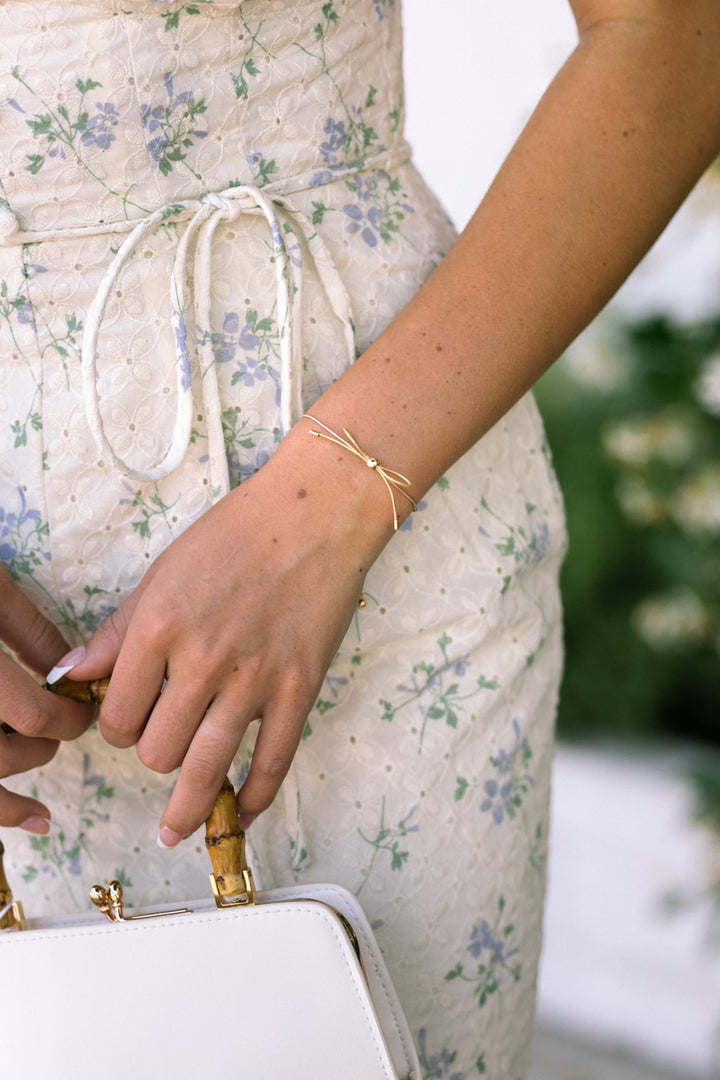 Claire Adjustable Bow Bracelet