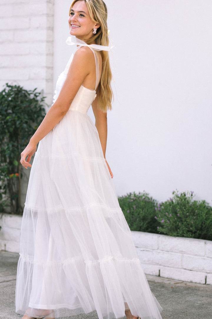 Michaela Tulle Maxi Dress