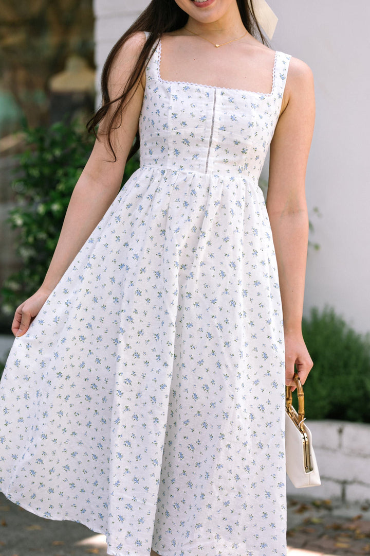 Emma Floral Midi Dress