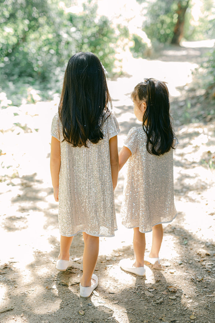 Kids Sequin Shift Dress