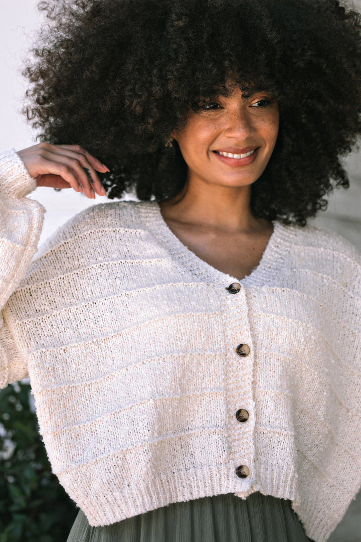 Bria Buttoned Knit Cardigan