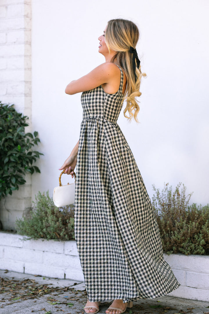 Dani Gingham Maxi Dress