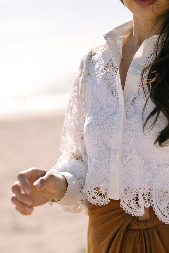 Addie Lace Buttoned Shirt