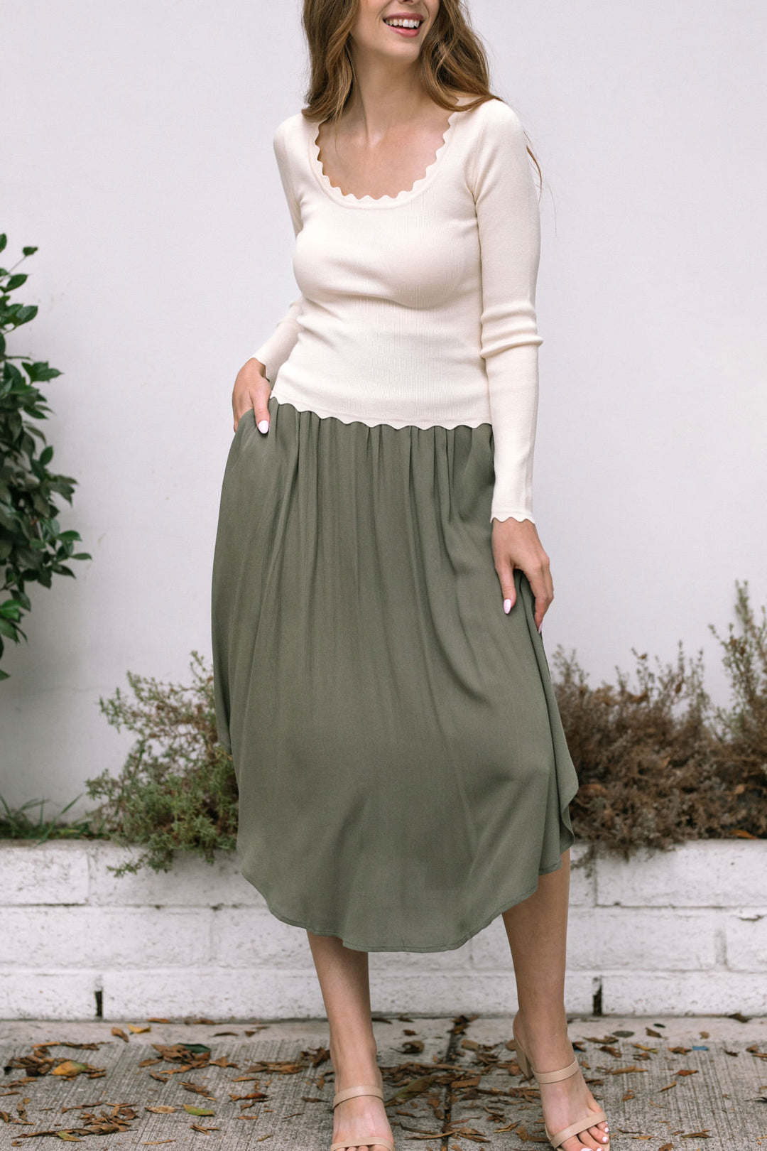 Joyce Round Hem Skirt