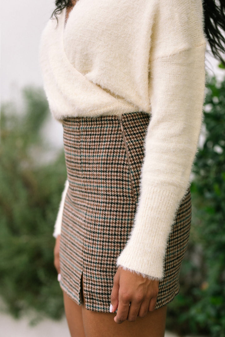 Dayla Plaid Mini Skirt