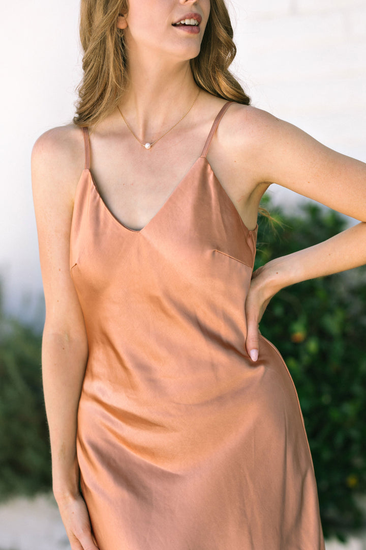 Hailey Satin Slip Dress