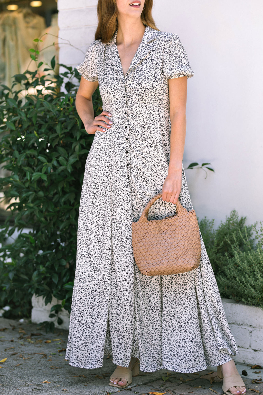 Erin Collared Maxi Dress