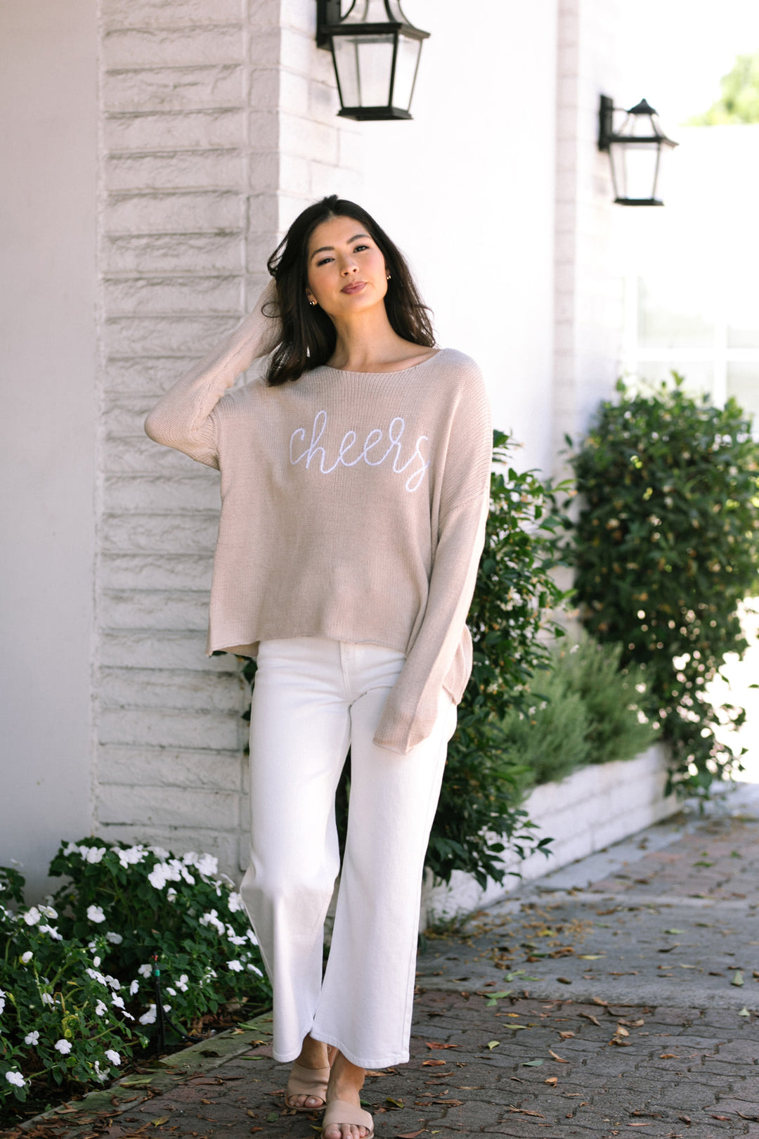 Christy Cheers Knit Sweater