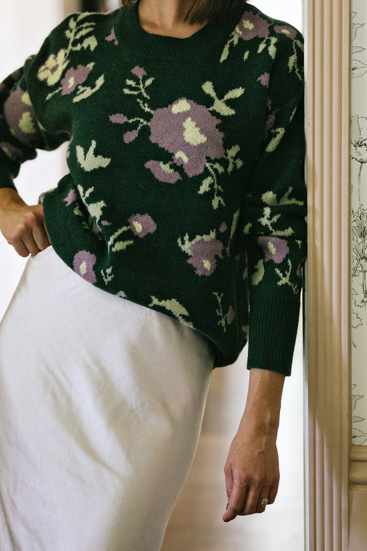 Juniper Floral Knit Sweater