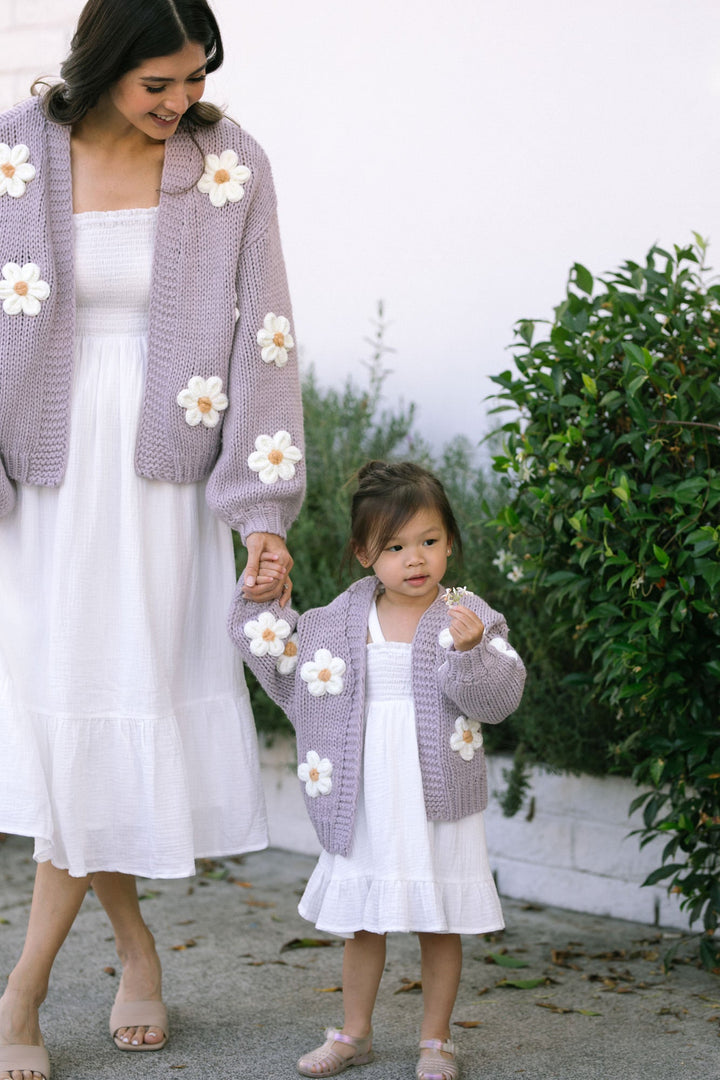 Mini Angela Floral Cardigan