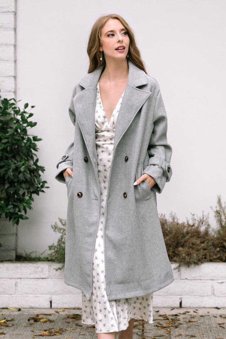 Mason Longline Buttoned Coat