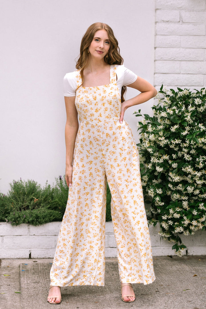 Suzette Floral Overalls