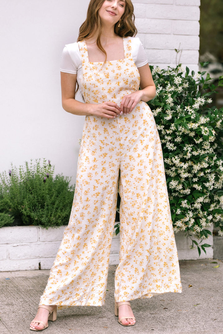 Suzette Floral Overalls