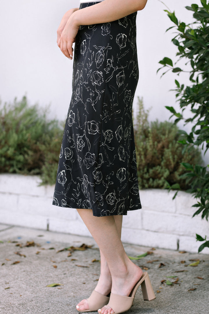 Katrina Floral Midi Skirt