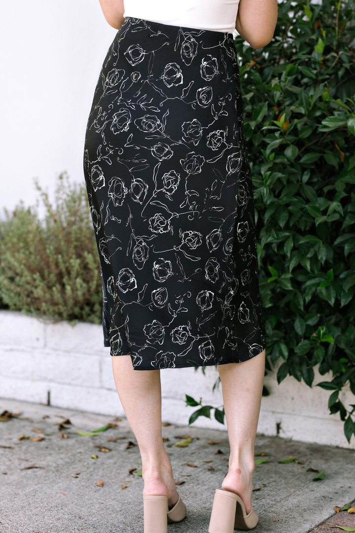 Katrina Floral Midi Skirt