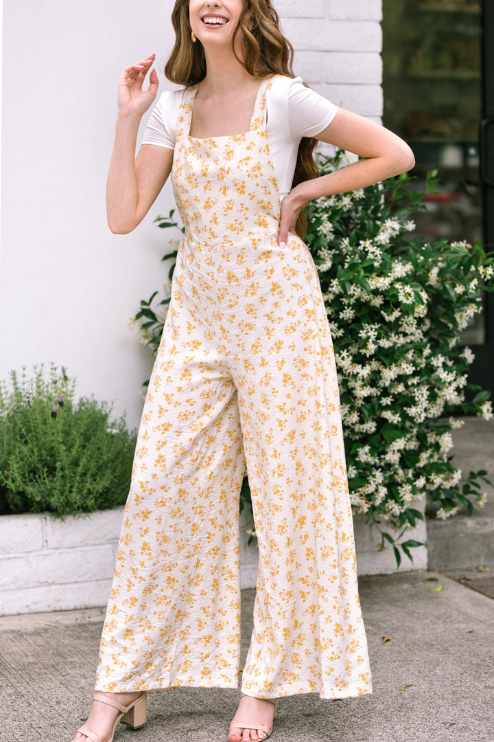 Suzette Floral Overalls