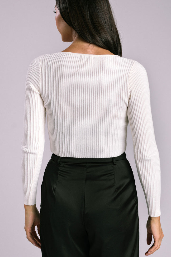 Maxine Bow Knit Top