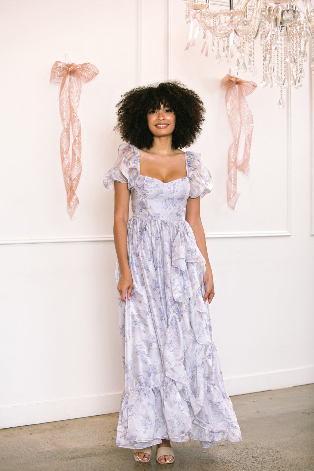 Heather Ruffled Maxi Dress