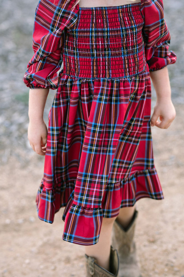 Mini Carol Plaid Dress