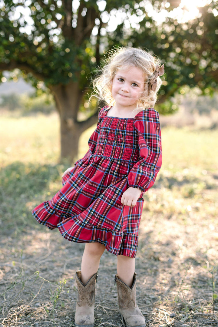 Mini Carol Plaid Dress