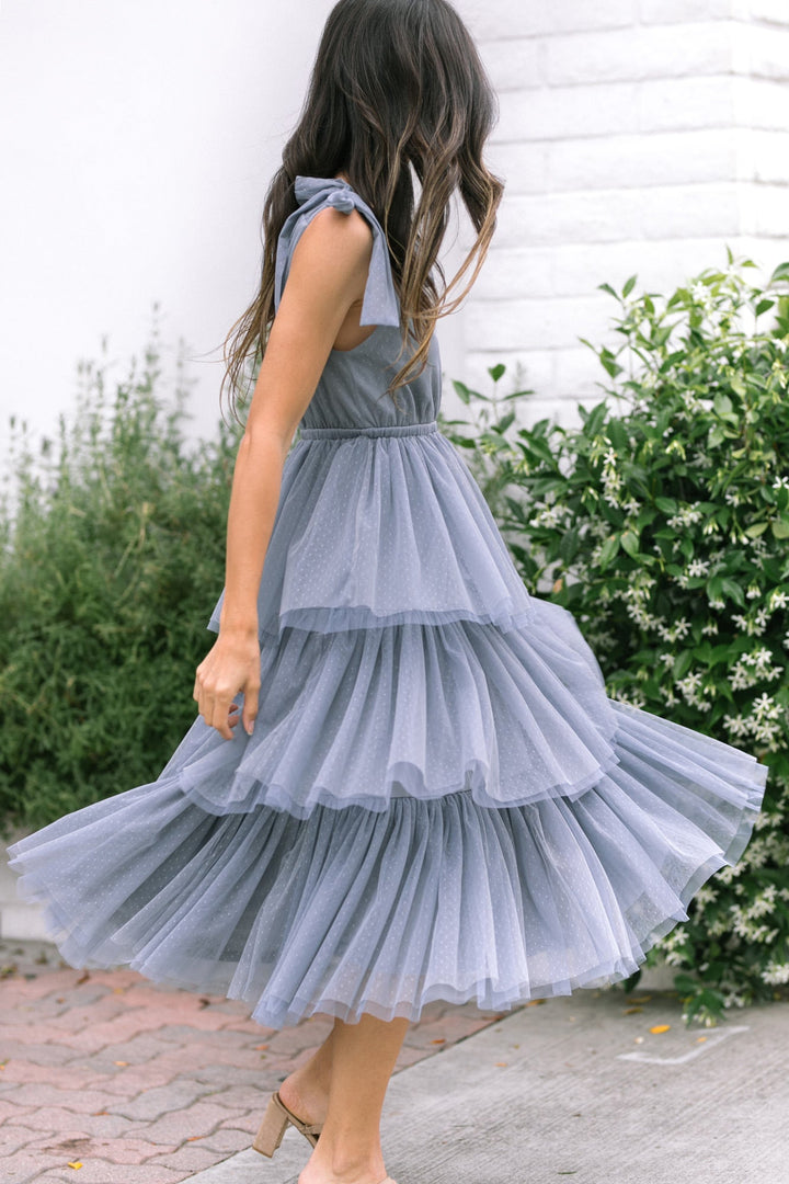 Itzel Tiered Tulle Dress