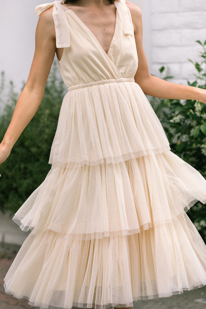 Itzel Tiered Tulle Dress