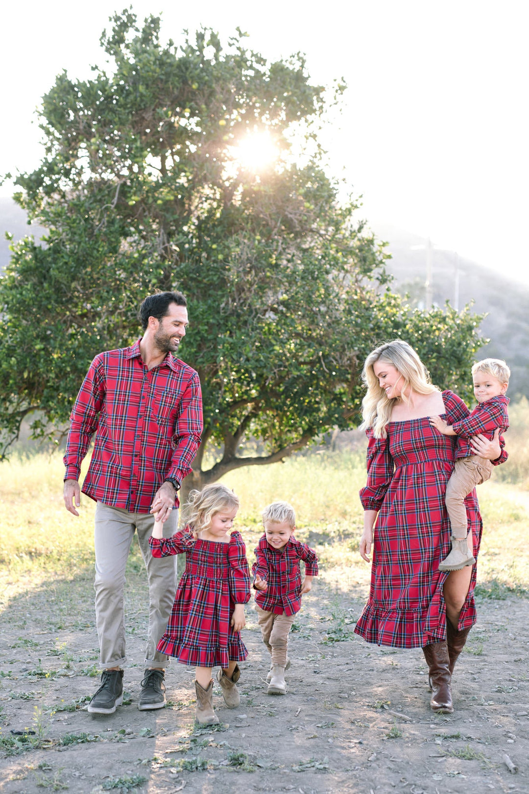 Mini Carol Plaid Dress