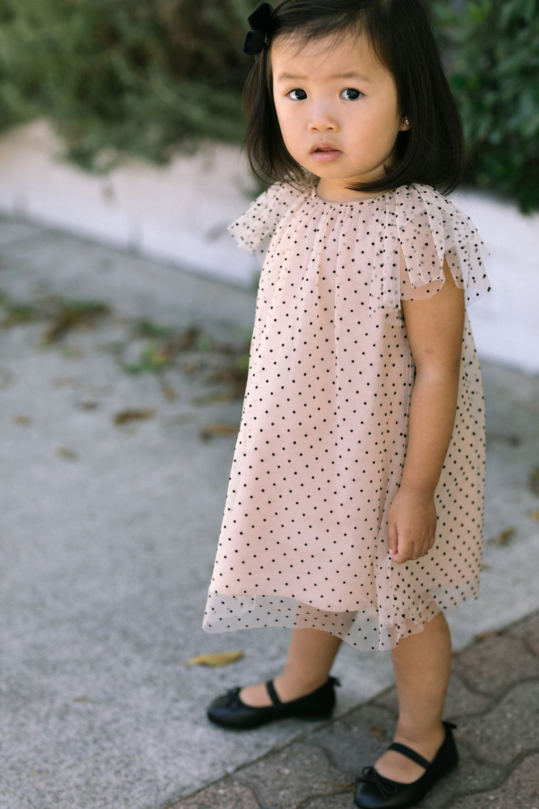 Mini Nadia Dotted Tulle Dress