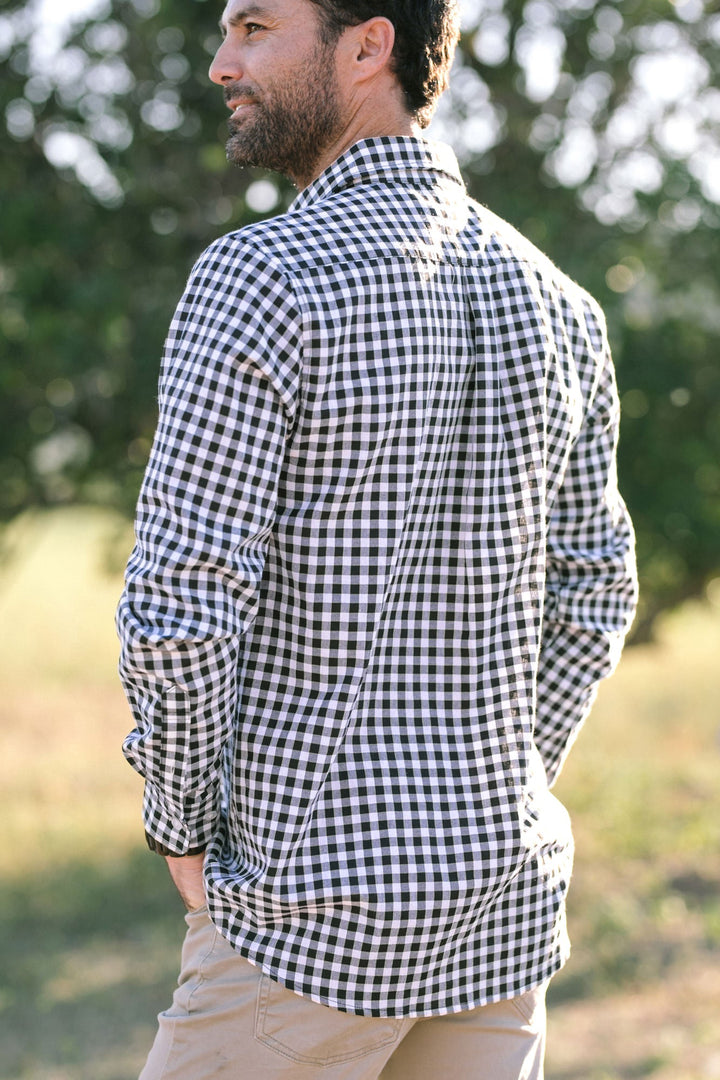 Jordyn Gingham Buttoned Mens Shirt