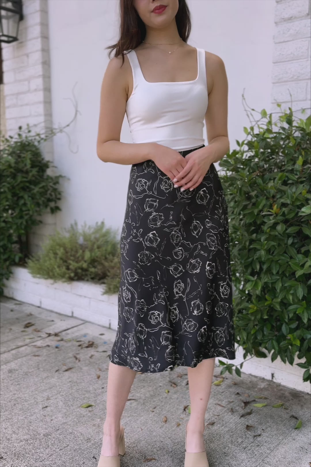 Katrina Floral Midi Skirt