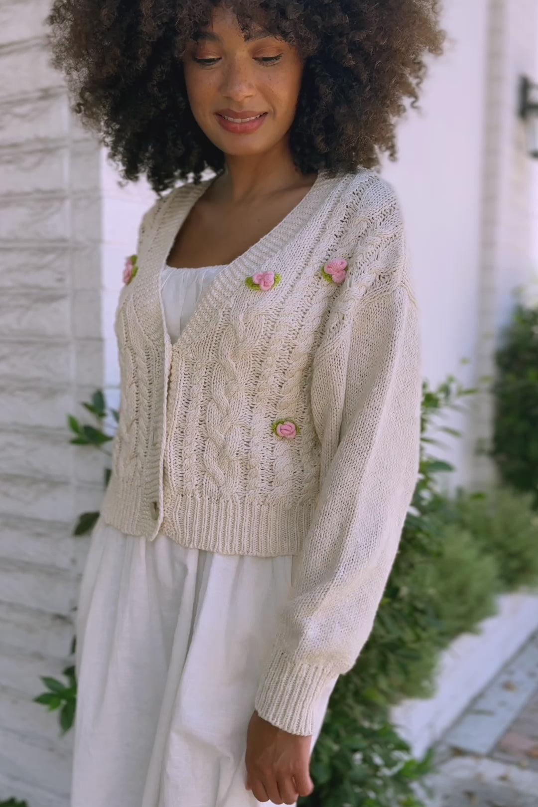 Tara Cable Knit Cardigan