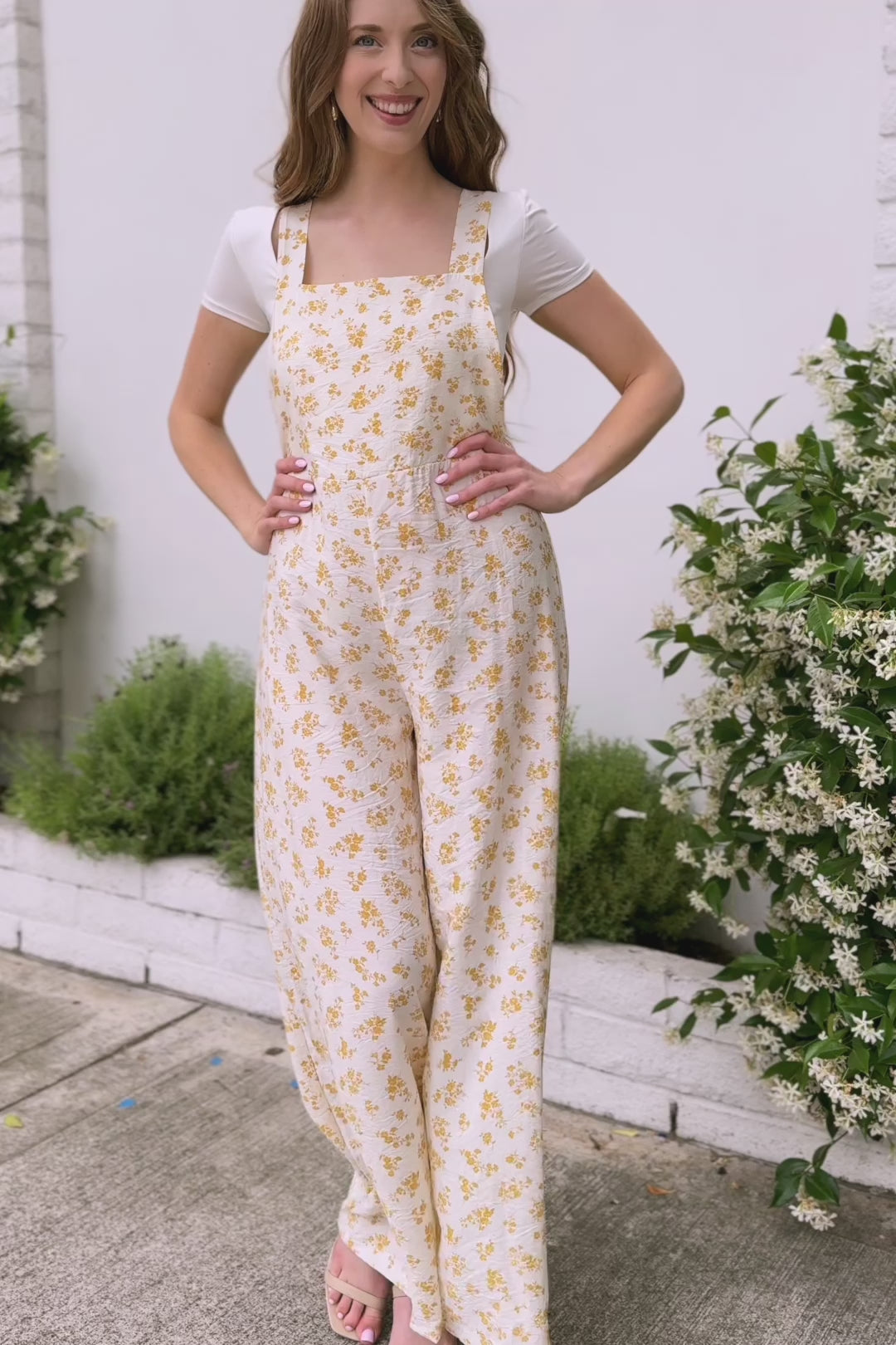 Suzette Floral Overalls