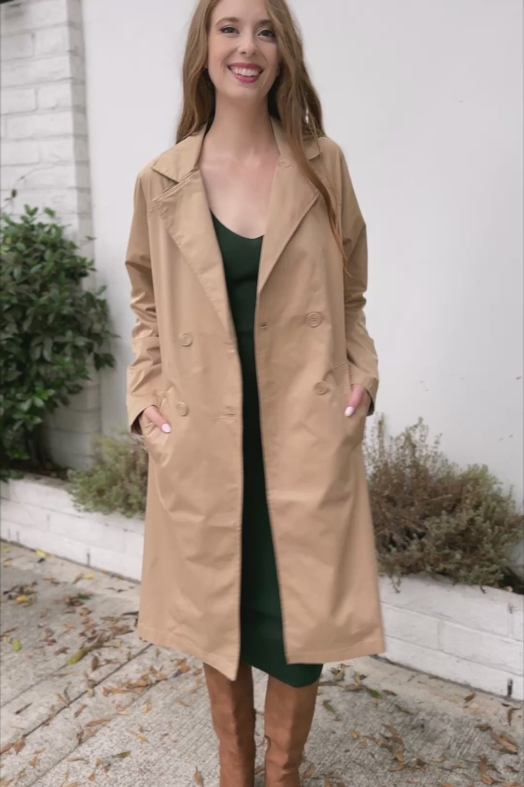 Drew Belted Trench Coat