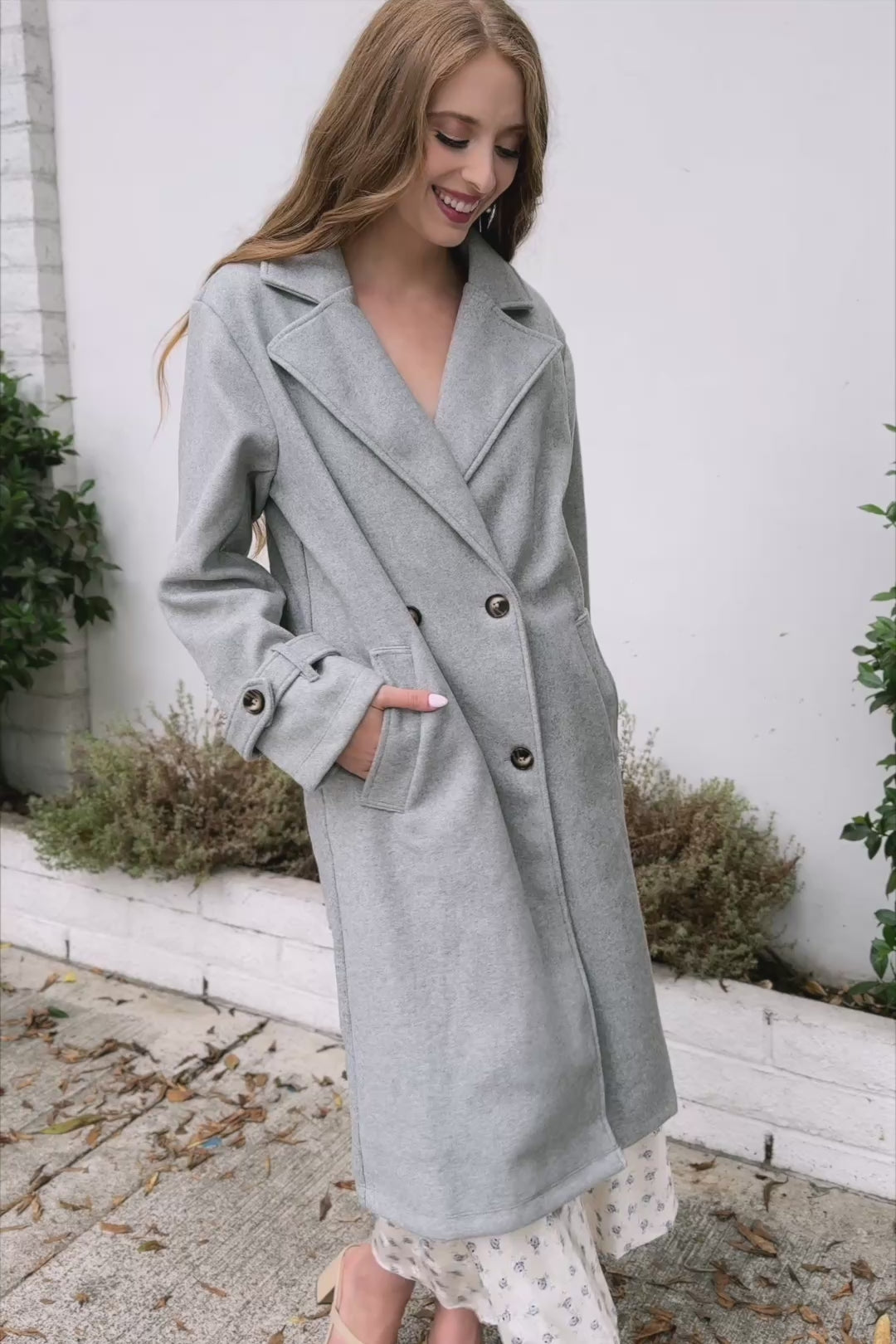 Mason Longline Buttoned Coat