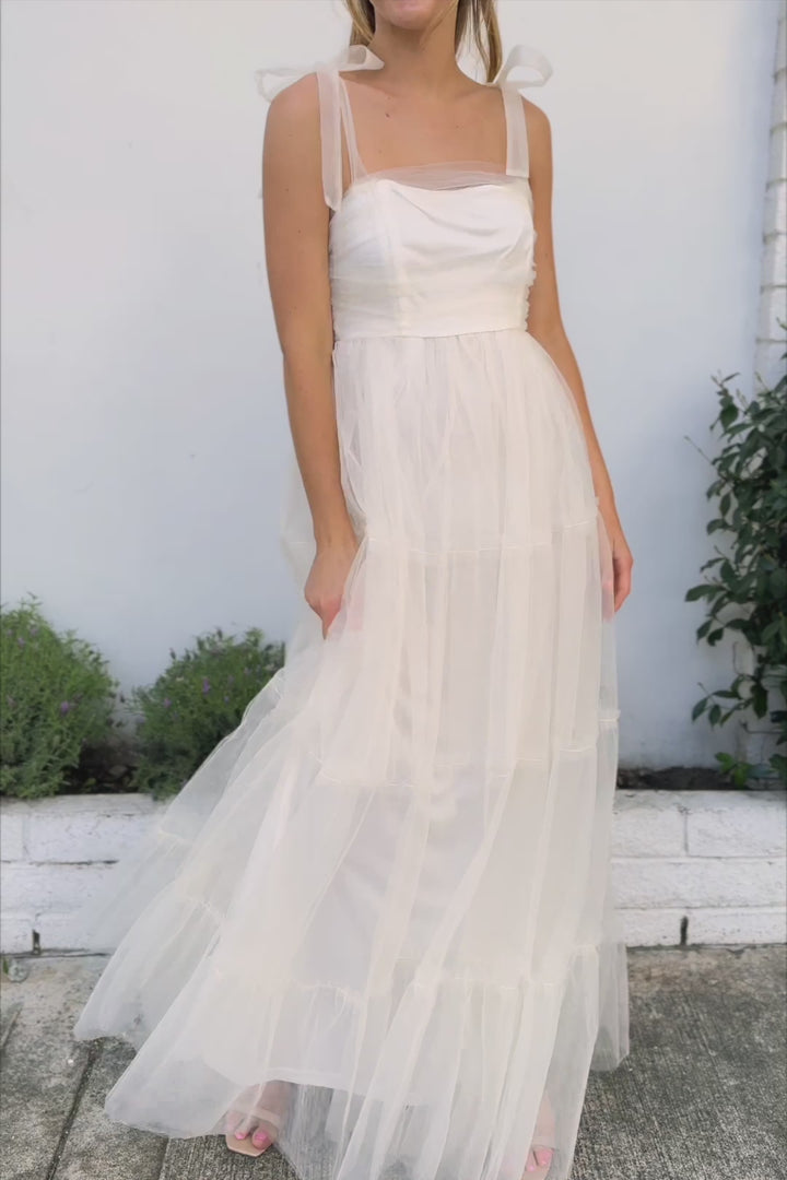 Michaela Tulle Maxi Dress